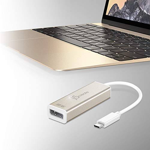 J5Create Usb C To Displayport Adapter- 4K @ 60Hz Usb Type C Male To Displayport Female Converter Perfect For Macbooks, Chromebooks, Tablets, Pcs #TOP5