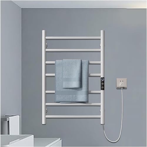 Chauffe-serviettes électrique à minuterie LED pour température constante