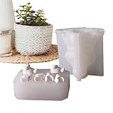 Weihnachtskerzenherstellung, Silikonharz-Kerzenform, festliche Heimdekoration, Bastelformen für Aromatherapie, Seife, aromatisches , Kunst, Handwerk, Polymerpaste, kreative Projekte