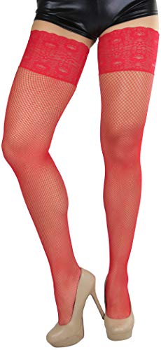 Image of ToBeInStyle Women's Thigh Highs With Smooth Silicone Lace