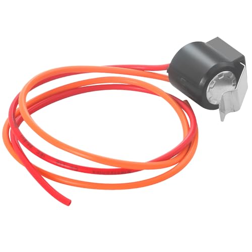 Defrost Thermostat Replacement for GE Refrigerators WR50X10108, Replaces WR50X10109 & AP5712605, Freezer Thermostat to Stop Icing and Restore Cooling, Easy Install Fridge Defrosting Part