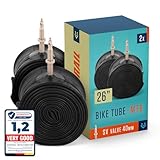 Amazon.co.uk Alphatrail MTB Bicycle Inner Tube Rick 26 Inch SV Presta Valve 2x Set with Mobility Guarantee I Compatible Bike Tyres Continental, Conti, Schwalbe, Maxxis, Michelin, WTB & Vittoria Bike Tube #ad #ad