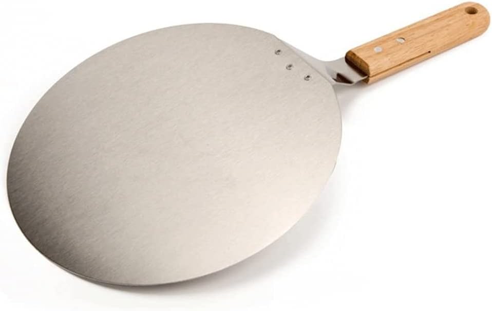 Round Cake for Pizza Server Cake Cake Stainless Steel Silver Metal-10inch