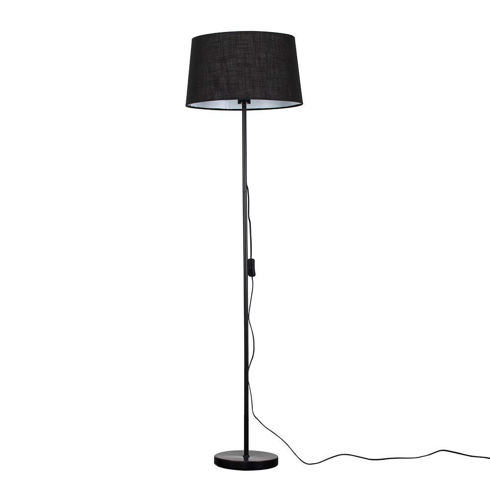 Valuelights Unisex Black Charlie Modern Stem Floor Lamp