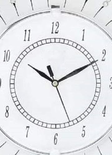 Image of Wooden Peacock Theme Wall Clock Round Quartz Analog Decorative Antique Clock for Home Decoration