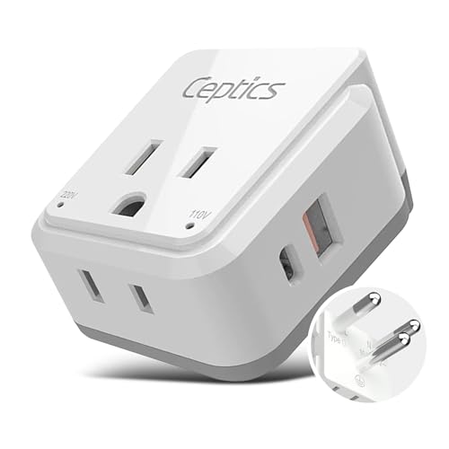 Ceptics Thailand Travel Adapter Set, PAK KIT 20W...