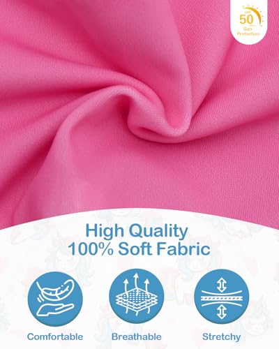 Image of CuteBone Dog Dress for Small Dogs Girl, Unicorn Summer Dresses with Bow & Ruffle Sleeve, UPF50+ Sun Protection, Cute Pet Clothes for Puppy for Birthday Wedding Party Beach ZSFX01L