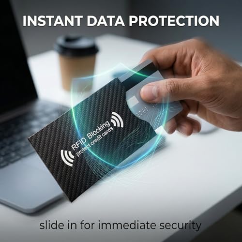 3 Stück NFC & RFID Schutzhülle | Schutz für EC-Karte, Bankkarte & Personalausweis | NFC Blocker vor unbefugtem Auslesen – Bild 7