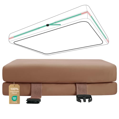 Fitted Sheet Only Queen with Dual Straps and Buckles 1000 Thread Count - image 1