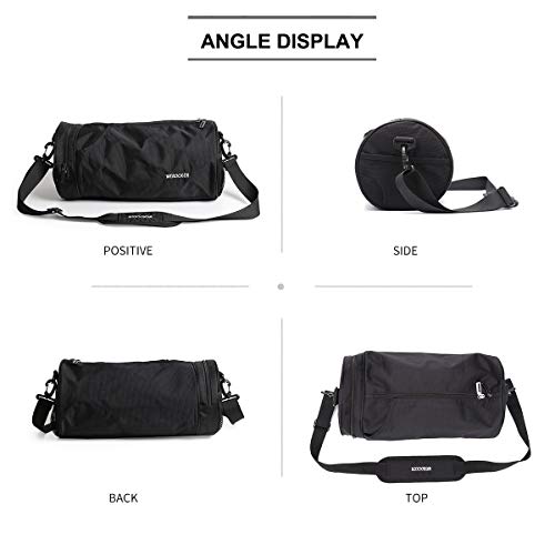 Sports Gym Bag for Men and Women Workout Bags Mens Gym Bag Black, Small