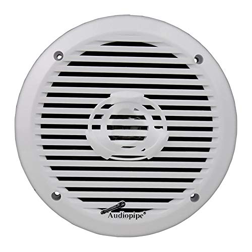 Image of Audiopipe APSW-6032 6.5 inch Coaxial Marine Boat Speakers 200 Watts, Pair, 4 Ohms