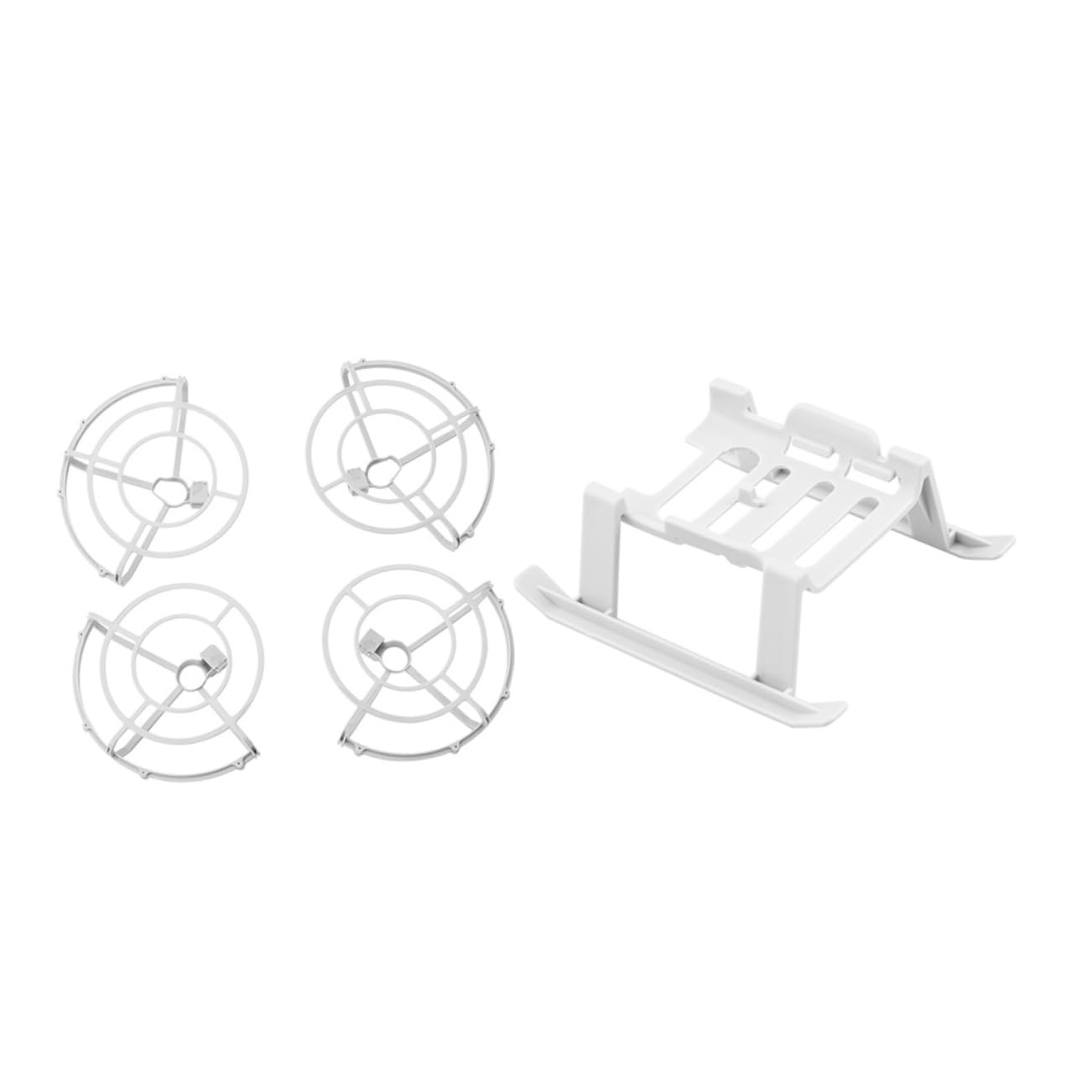 SUPVOX Propeller Guard Ring Extended Landing Gear Leg Set for Lightweight Secure Blade Protection