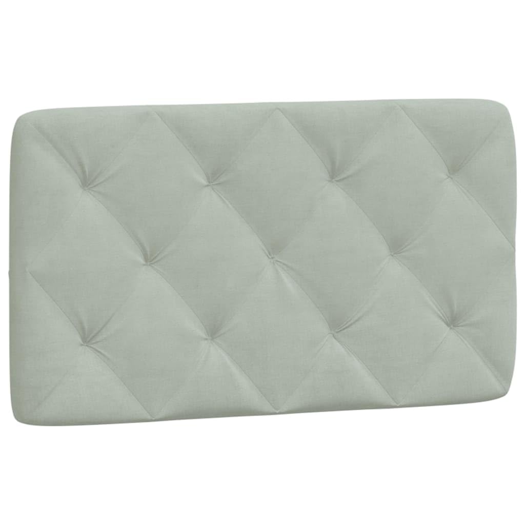 Velluto Morbido Design Ondulato Contenitore 80x200 Grigio Chiaro
