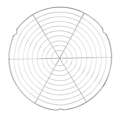 HAOHIZE Grill Grates Replacement Parts, Stainless Steel Grill Grate Charcoal Grill Cooking Round BBQ Grill Net Barbecue Cooking Grates Rack Outdoor Camping Picnic Tool