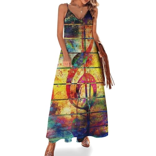 Robe longue pour voyages - Tenue légère et confortable sans manches