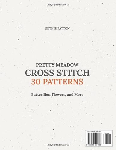 Pretty Meadow Cross Stitch: 30 Patterns with Butterflies, Flowers, and More - Thumbnail 2