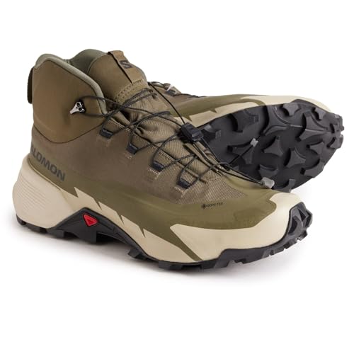 Salomon Cross Hike 2 Mid GTX Men's Hiking Boots Olive Night/Moss Gray 12.5