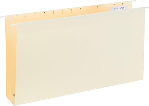 Miniatura 8 de 25 carpetas colgantes Blue Summit Supplies de tamaño legal, varios colores, expansión de 2 pulgadas, carpetas de archivos colgantes legales para