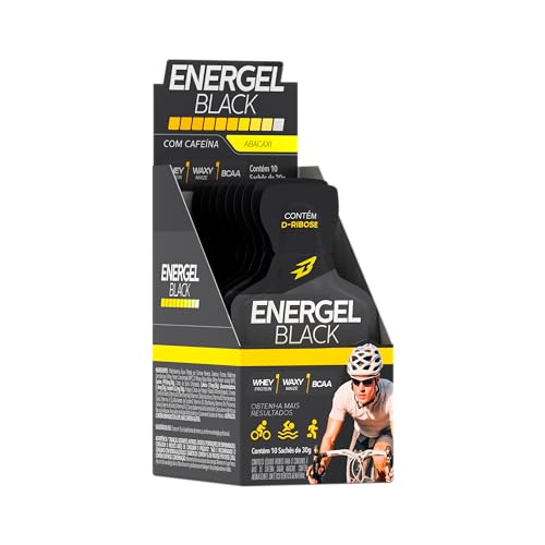 Kit 5X Energel BLACK - CX C/ 10 SACHÊS - Um De Cada Sabor - BODY ACTION