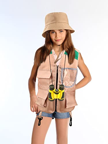 Disfraz infantil explorador con chaleco y accesorios miniatura 4