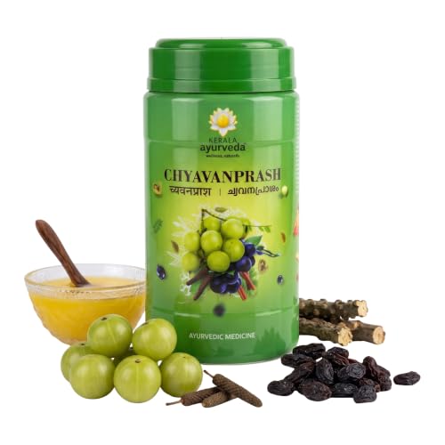 Image of Kerala Ayurveda Chyawanprash- 800 Gram | with Wild Amla, Giloy, Ashwagandha, Shatavari & Jaggery | No added Sugar Rich in Vitamin C | Boosts Energy, Immunity, Stamina & Digestion | 800g