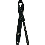 Ortega OSS2-BK Guitar Strap - Suede Leather