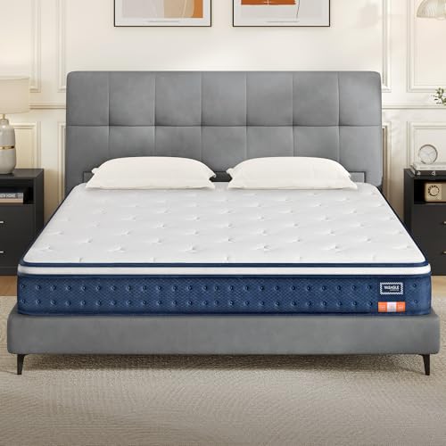 VASAGLE Matelas Double 180 x 200 x 20 cm, Matelas