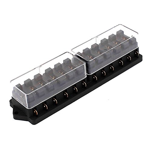 Mintice™ Porte-fusibles à 12 voies ATO ATC, boîte à fusibles plats pour voiture