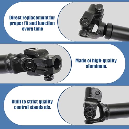 Image of SecosAutoparts Intermediate Steering Shaft 56400-3X002 564003X002 Compatible with Hyundai Elantra Compatible with Kia Forte 2014-2016 Joint Assembly Universal