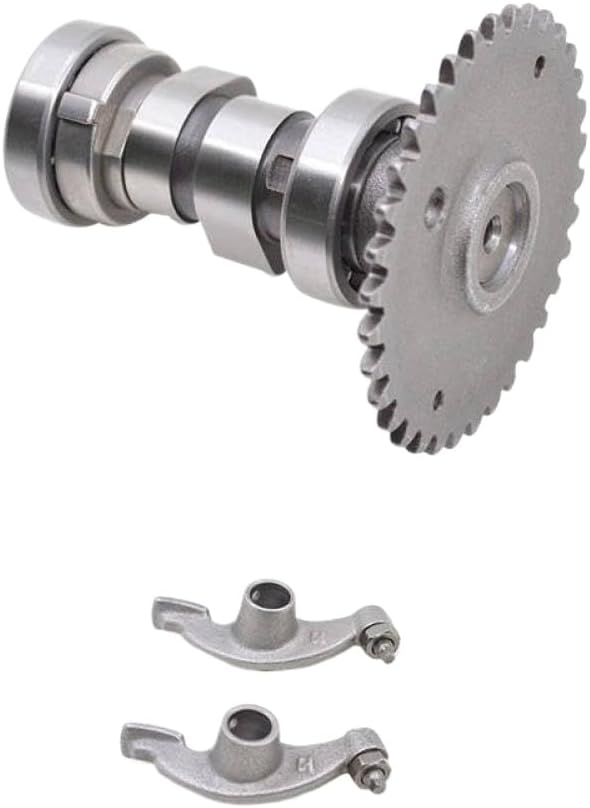 Universal Motorcycle Camshaft Assembly Rocker Arm Compatible With GY6-125 GY6-150 152QMI 157QMJ Scooter And Dirt Bike Engine Parts(Cam and rocker arm)