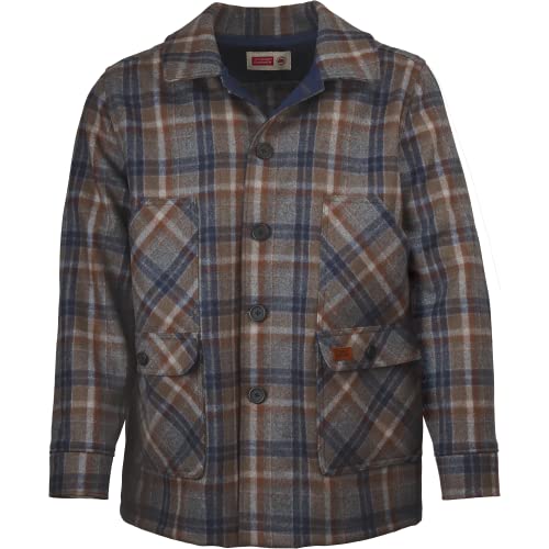 Stormy Kromer Mackinaw Coat - Outerwear Men's Flannel Jacket, Wool Coat for Men