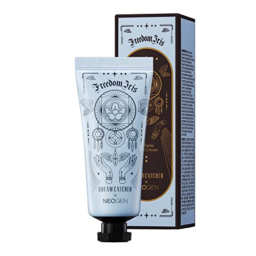 I DREAMCATCHER X NEOGEN I Yoohyeon's Pick Freedom Iris Perfume Hand Cream I Moisturizer with 100% Natural Essential Oil Blend, Shea Butter and Olive Oil for Dry Hands 40ml / 1.35 oz