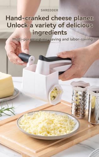 Rallador Manual de Queso 3 en 1 con Manivela miniatura 2