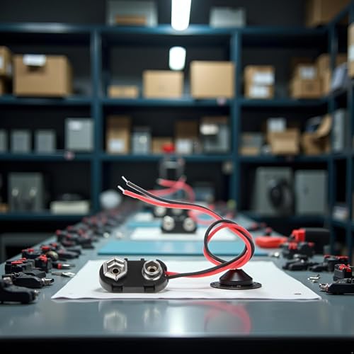 Black Red PP3 9V Battery Clip Connector I Tinned Wire Leads 150mm ，Electrical Outlet Switches, Electrical - Image 5