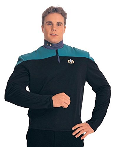 Deep Space Nine Shirt Adult Costume Blue - Small
