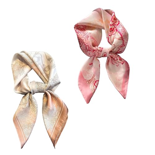 THXFUNAREA 2 Piezas Pañuelos Cabeza Mujer, 70 x 70 cm...