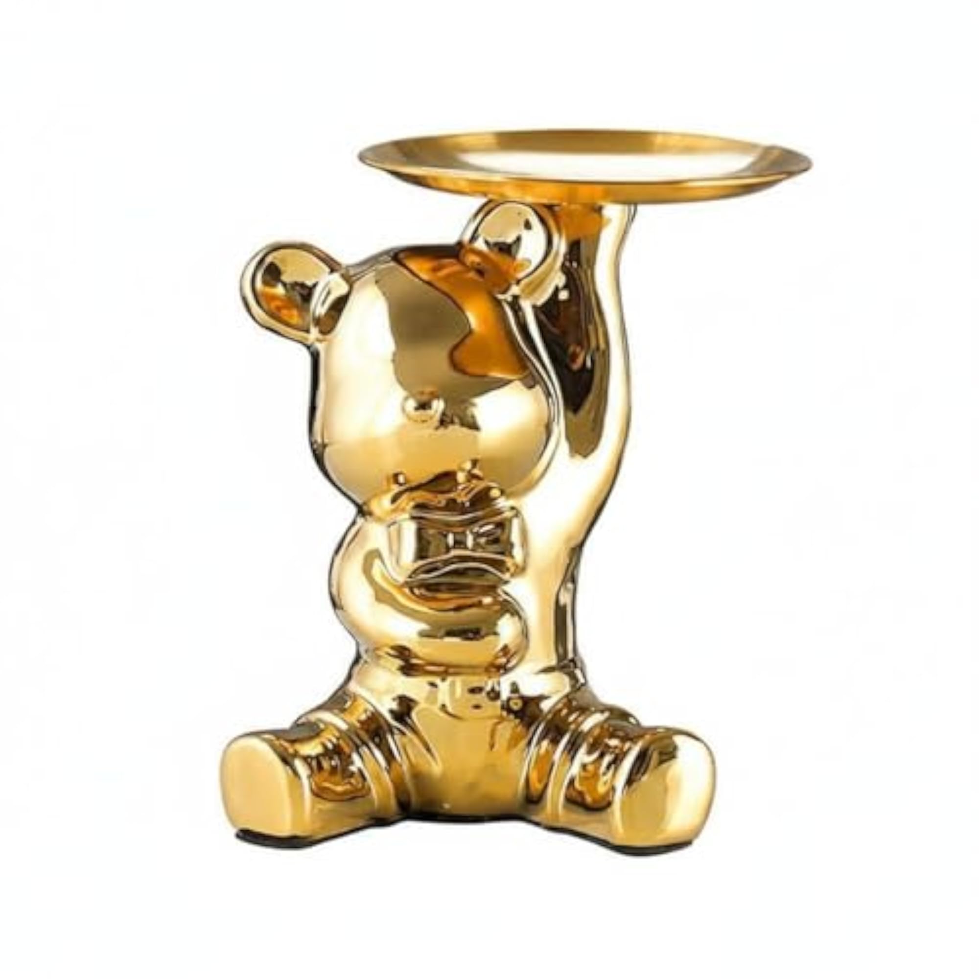 Rabbit Decorative Key Tray, Gold