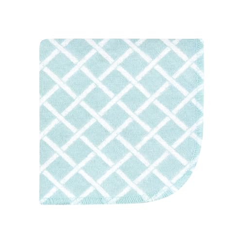 Image of Hudson Baby Unisex Baby Flannel Cotton Poly Washcloths, Hummingbird Garden 12 Pack, One Size