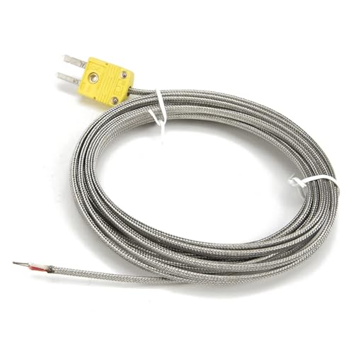 Sensor termopar de alta temperatura con cable de metal de 5 metros 2
