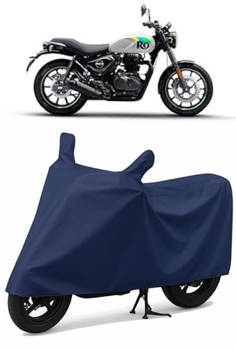 Image of CoverRide Heavy Duty Waterproof Scooty & Bike Cover for Royal Enfeild Hunter 350 - UV Resistant, Dustproof & Rain Protection, All-Weather Outdoor Cover for Bikes & Scooty with Buckle Straps