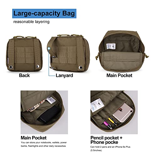 Mardingtop Bundle Items: 28L Molle Hiking Tactical Backpack Khaki #TOP3