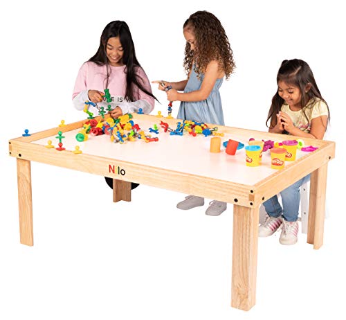 Nilo N51 Play Kid'S Table Compatible With Legos thumb #5