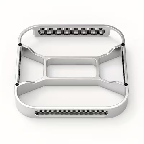 Image of yantralay Desktop Stand for Mac-mini M4 / M4 Pro 2024 | Aluminum Alloy Cooling Dock with Dustproof Filter & Heat Dissipation Base | Mac-mini Accessories