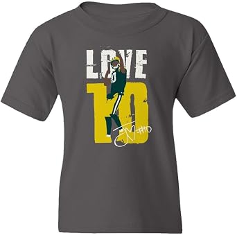 Green Bay Star 10 Love - Football Fans Tribute Youth Unisex T-Shirt