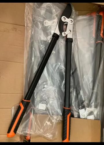 Image of SK Organic Professional Ratchet Anvil Lopper with Compound Action, Sturdy Telescopic Handles with Extra Leverage, Garden Pruning Tree Hedge Branch Cutter Garden Lopper (Bypass 72 cm Looper)