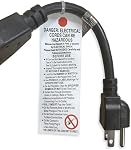 Cablelera Power Cord Extension & Splitter, NEMA 5-15P to NEMA 5-15R x 2, 16 AWG, 13A, 125V (ZADA33PQ-36)