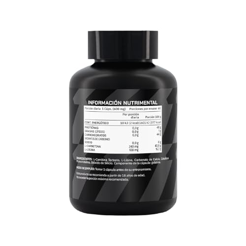 Carnitina, l carnitina 120 capsulas Marca Pronat ProWinner (3)