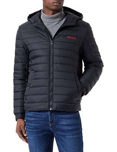 HUGO Men's Bene2241 Outerwear-Jacket, Black1, L