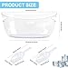 2-Pack Ice Buckets for Parties - Extra Large 5.5L Clear Beverage Tubs with Scoops, Perfect for Champagne, Beer, Sparkling Wine, and Cocktails - Mimosa Bar Essentials