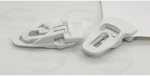 10-Pack Large White Power Clips